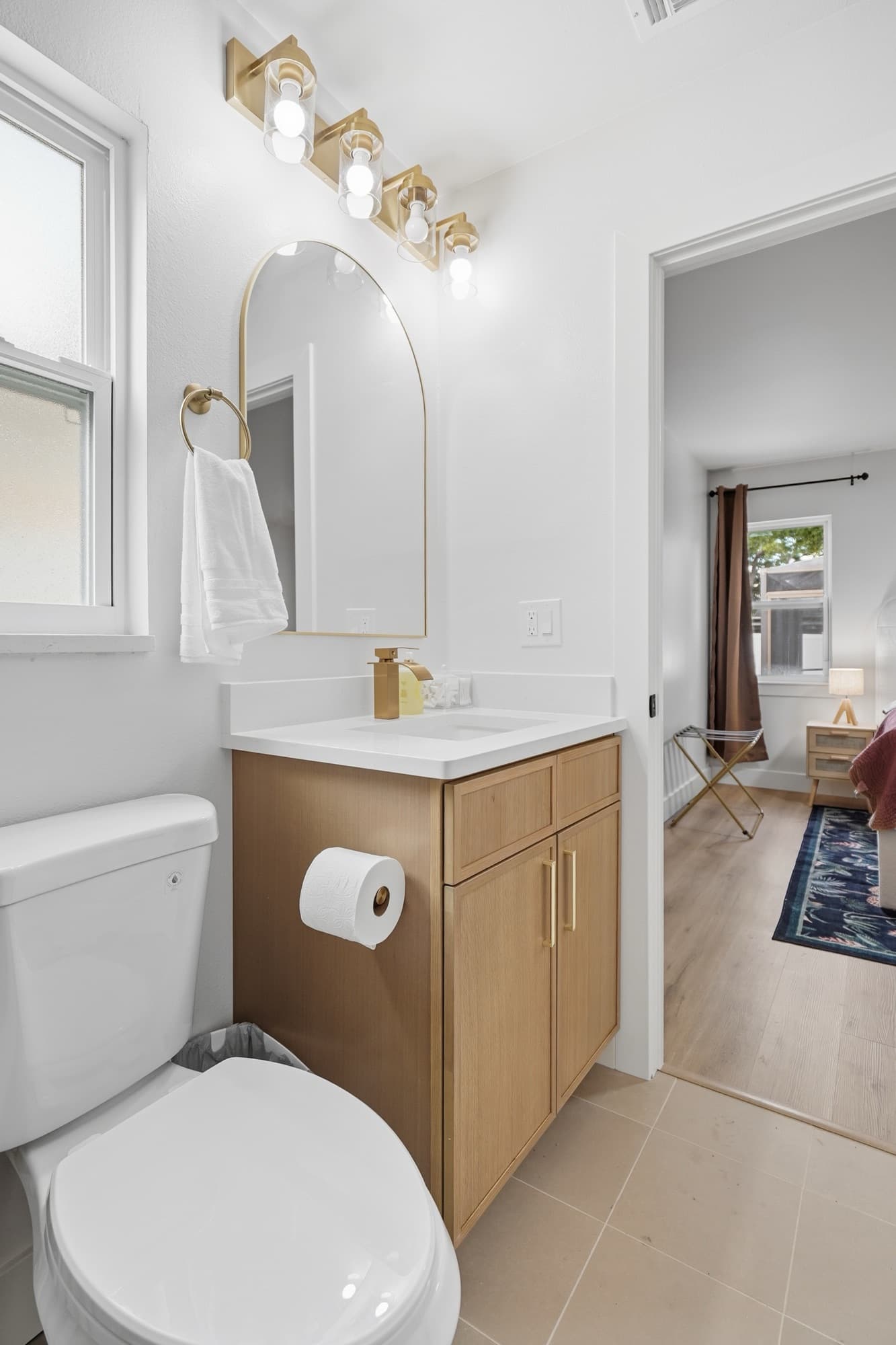 Second bathroom vanity