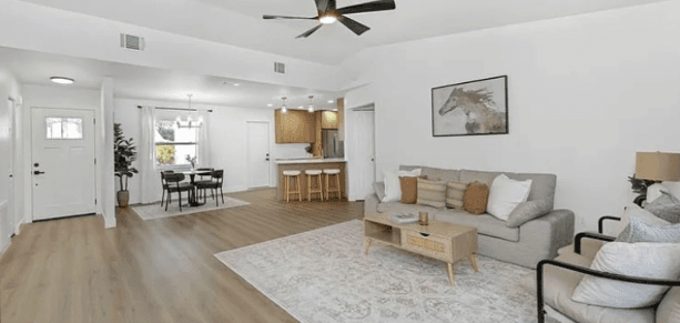 Open-plan living room